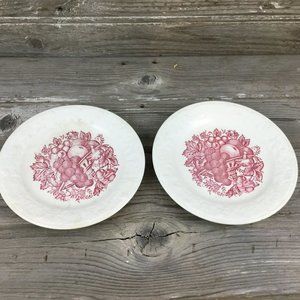 Vintage Homer Laughlin Bread Harvest Plates